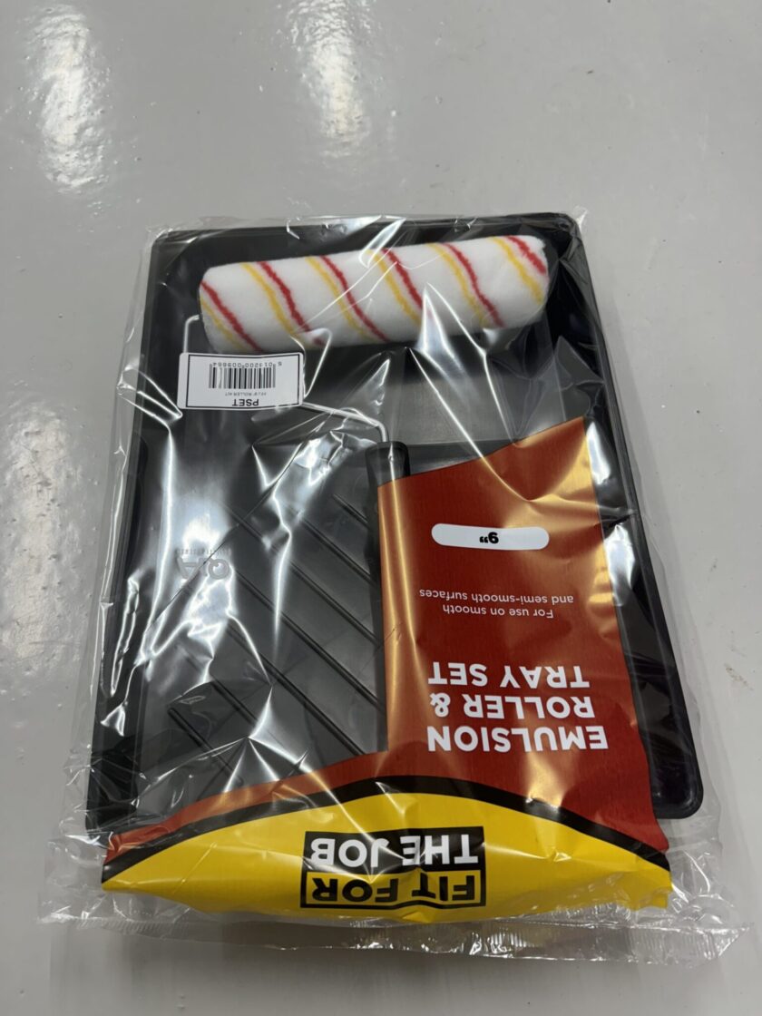 FIT FOR THE JOB (PSETTH) 9″ EMULSION ROLLER AND TRAY SET